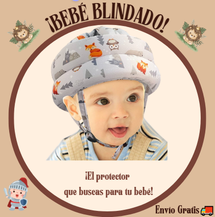 BEBÉ BLINDADO (Casco Protector para Bebés) -- ¡ENVÍO GRATIS!