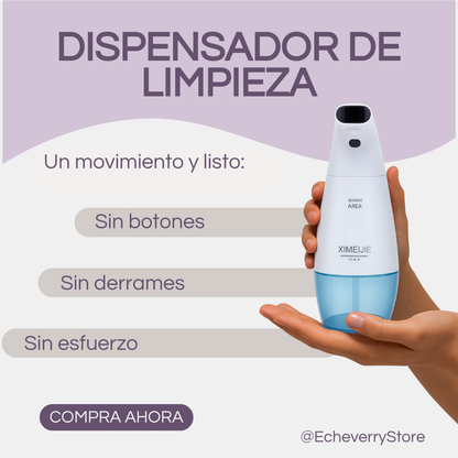 DISPENSADOR DE LIMPIEZA -- ¡Higiene y Estilo futurista!