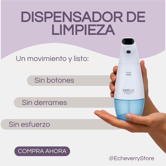DISPENSADOR DE LIMPIEZA -- ¡Higiene y Estilo futurista!