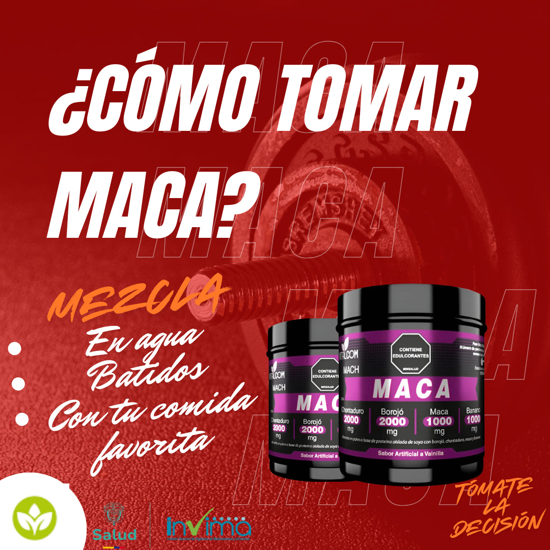 MACA EN POLVO (Sabor a Vainilla) 500g