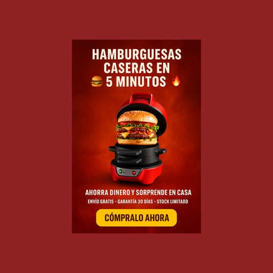 ¡MÁQUINA DE HAMBURGUESAS Y SANDWICHES! -- ¡ENVÍO GRATIS!